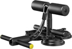 Floor Sit-Up Bar – Ab Workout Equipment – Home Fitness Device | Suction Cup – Training – Resistance Band – Core Strengthener for Men and Women – Gym – Strength